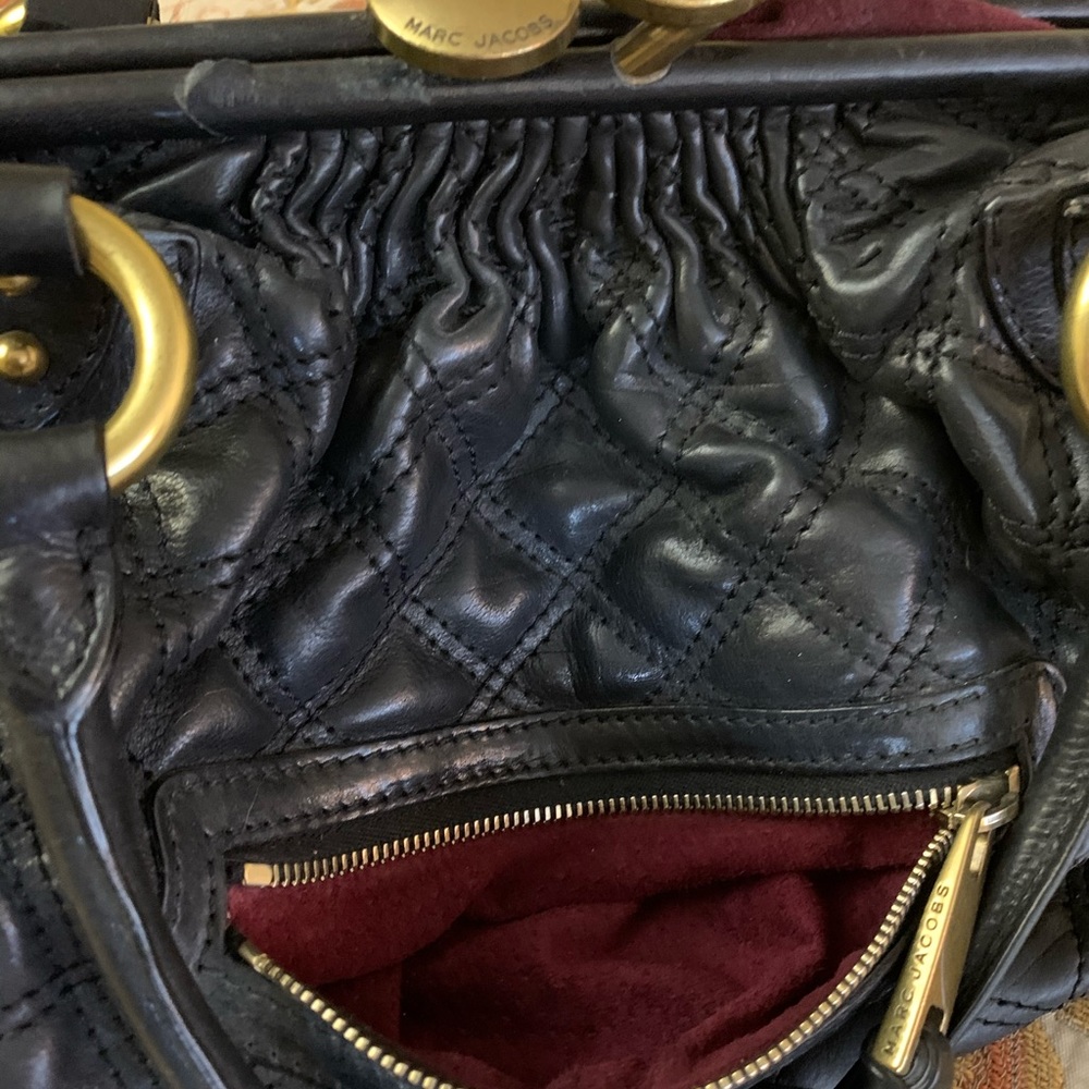 Marc Jacobs Y2K it Bag Black Quilted Stam Original - Picture 8 of 8